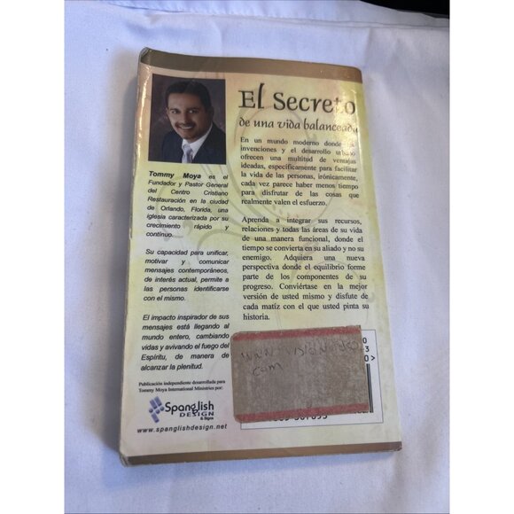 El Secreto de Una Vida Balanceada De Tommy Moya Serie De Desarrollo Personal - Picture 6 of 9